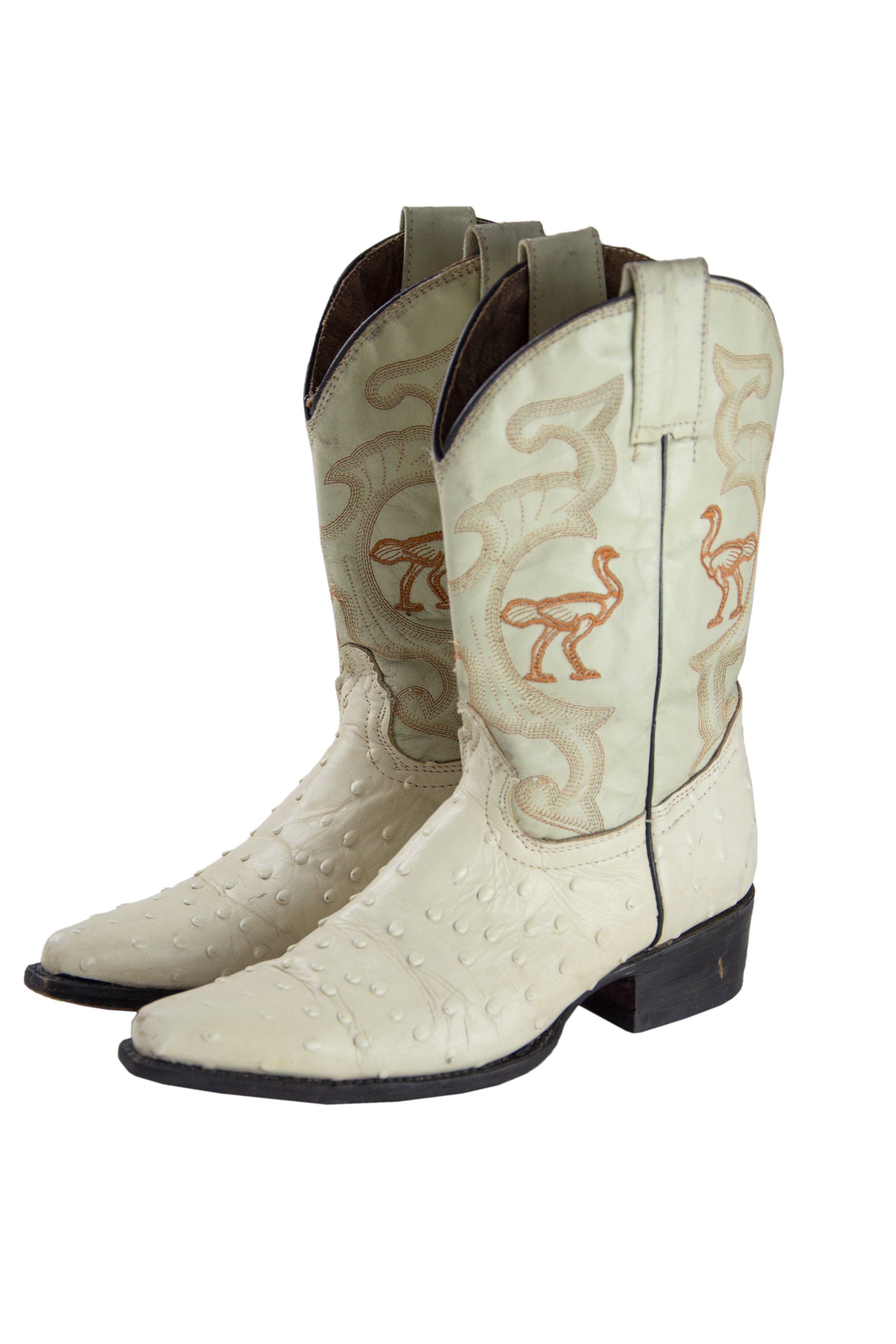 Botas vaqueras blancas 22.5 MEX 34 EUR Eccolel